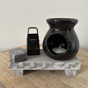 Giftbox zwart met geurblokje